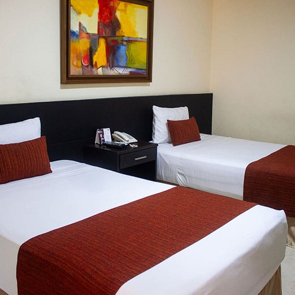 Habitaciones modernas y confortables en el Hotel Arizona Suites, tu mejor opción de alojamiento en Cúcuta
